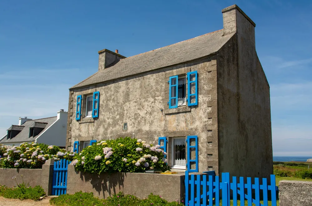 Maison bretonne en pierre du pays de Morlaix